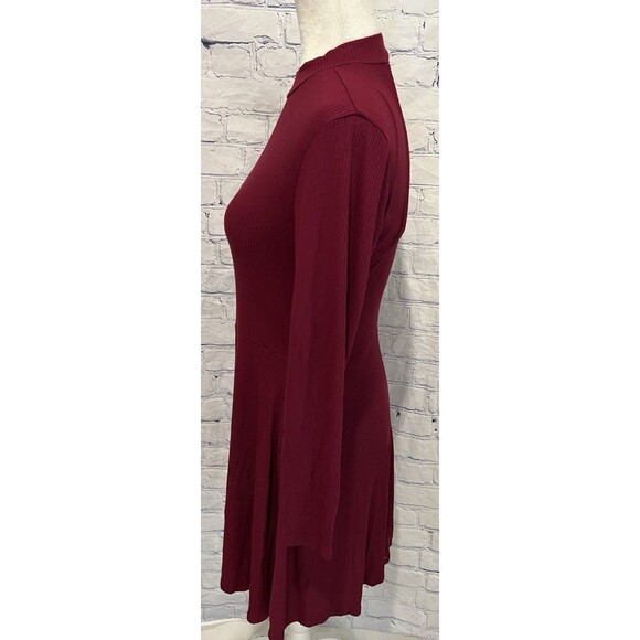 Altar'd State Long Sleeve Mini Dress Open Back Size Medium NWT $70 - Picture 3 of 12